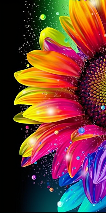 Sunflower Diy Paint By Numbers Kits UK For Adult Kids MJ2735