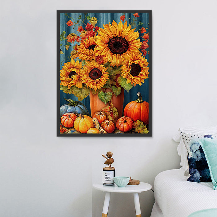 Sunflower Paint By Numbers Kits UK MJ2748