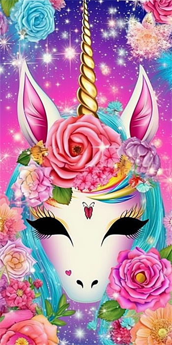 Unicorn Diy Paint By Numbers Kits UK For Adult Kids MJ2783