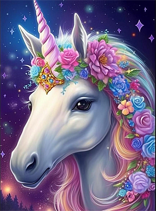 Unicorn Paint By Numbers Kits UK MJ2785