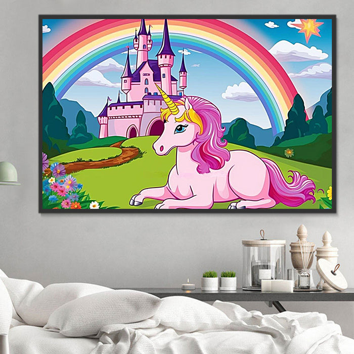 Unicorn Paint By Numbers Kits UK MJ2786