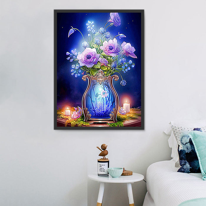 Flower Paint By Numbers Kits UK MJ2802