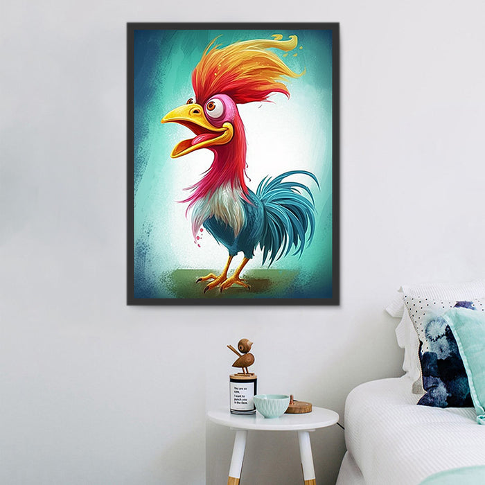 Chicken Diy Paint By Numbers Kits UK For Adult Kids MJ2809