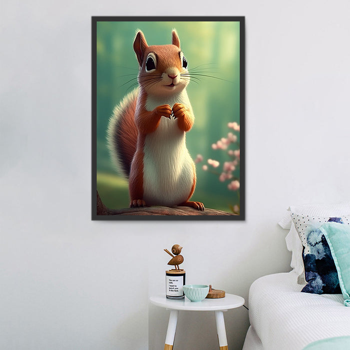 Squirrel Diy Paint By Numbers Kits UK For Adult Kids MJ2897