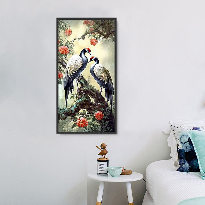 Crane Diy Paint By Numbers Kits UK For Adult Kids MJ2902