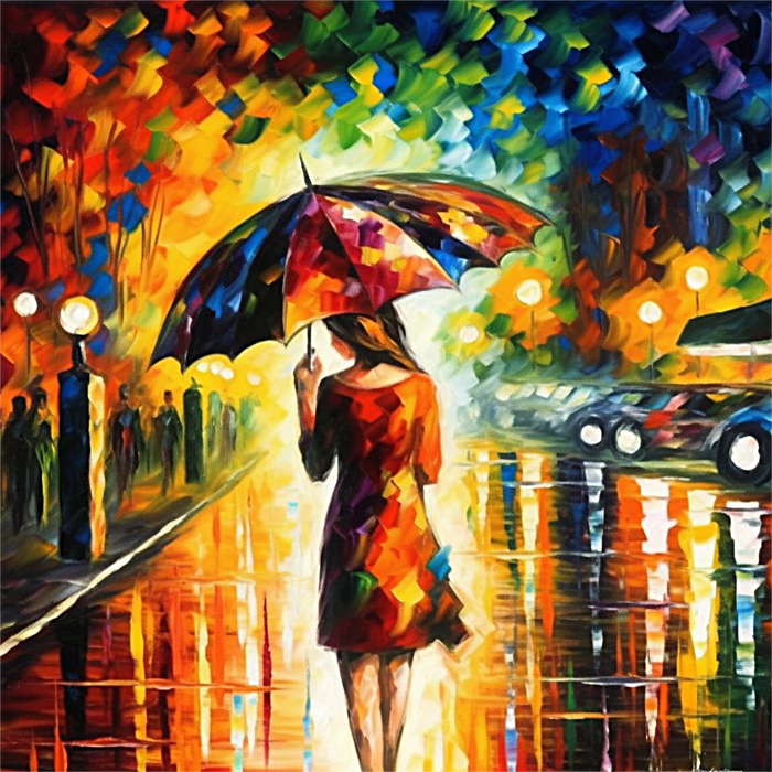 Woman Paint By Numbers Kits UK MJ3023