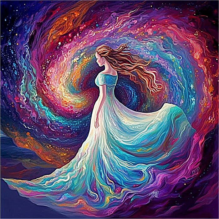 Woman Paint By Numbers Kits UK MJ3026