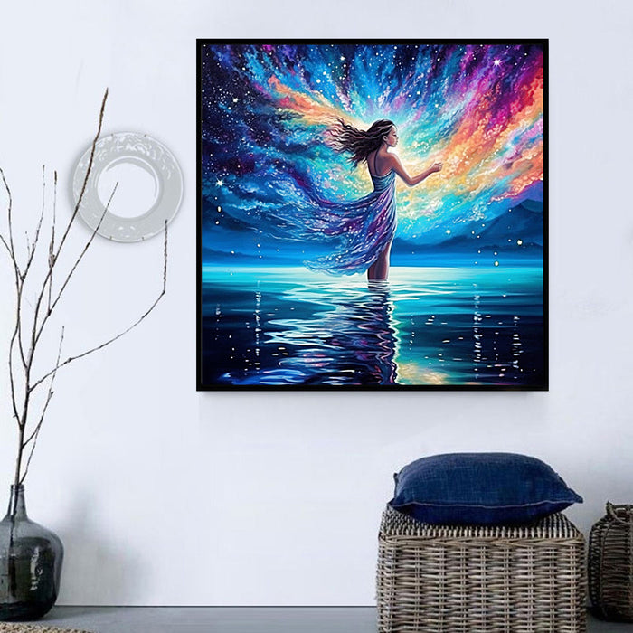 Woman Paint By Numbers Kits UK MJ3027