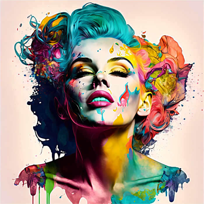 Woman Paint By Numbers Kits UK MJ3029