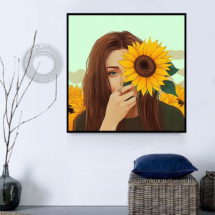 Woman Paint By Numbers Kits UK MJ3031