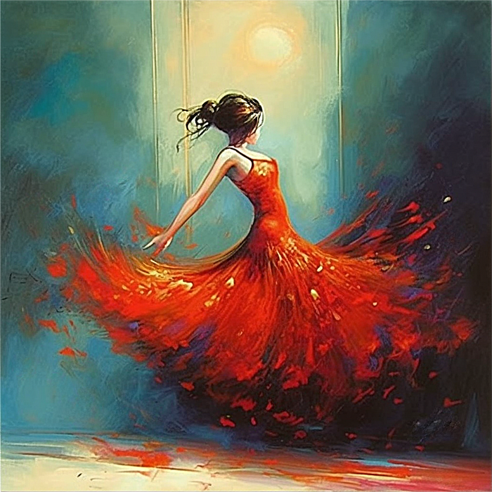 Woman Paint By Numbers Kits UK MJ3033