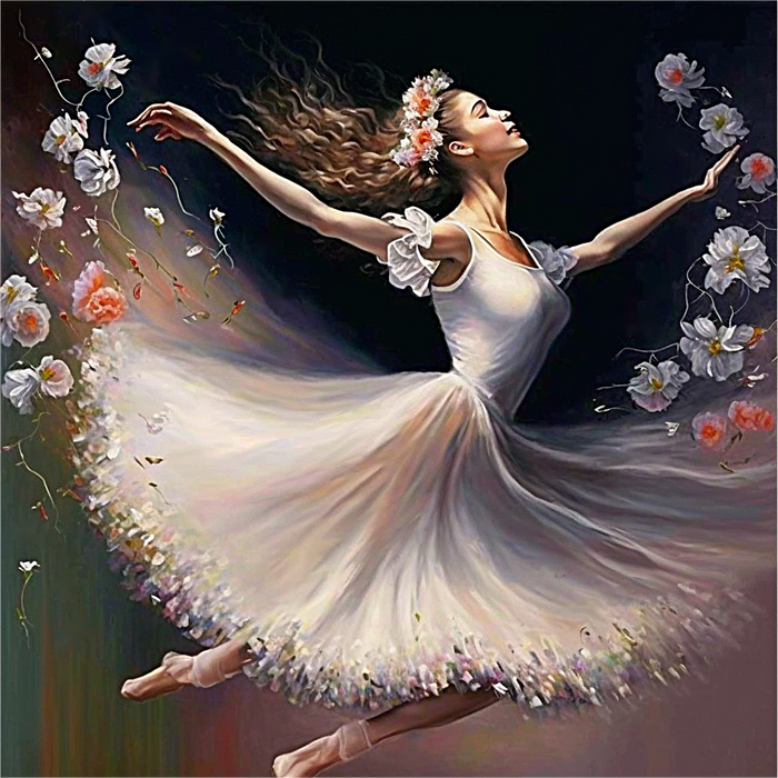 Woman Paint By Numbers Kits UK MJ3036