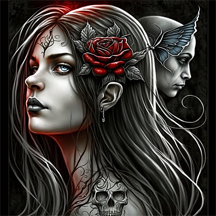 Woman Paint By Numbers Kits UK MJ3041