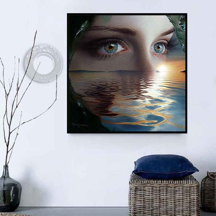 Woman Paint By Numbers Kits UK MJ3042