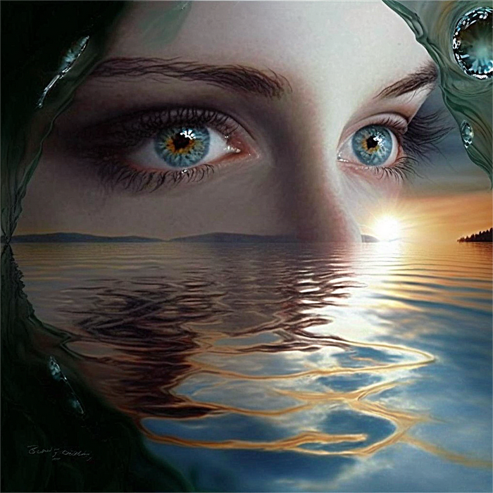 Woman Paint By Numbers Kits UK MJ3042