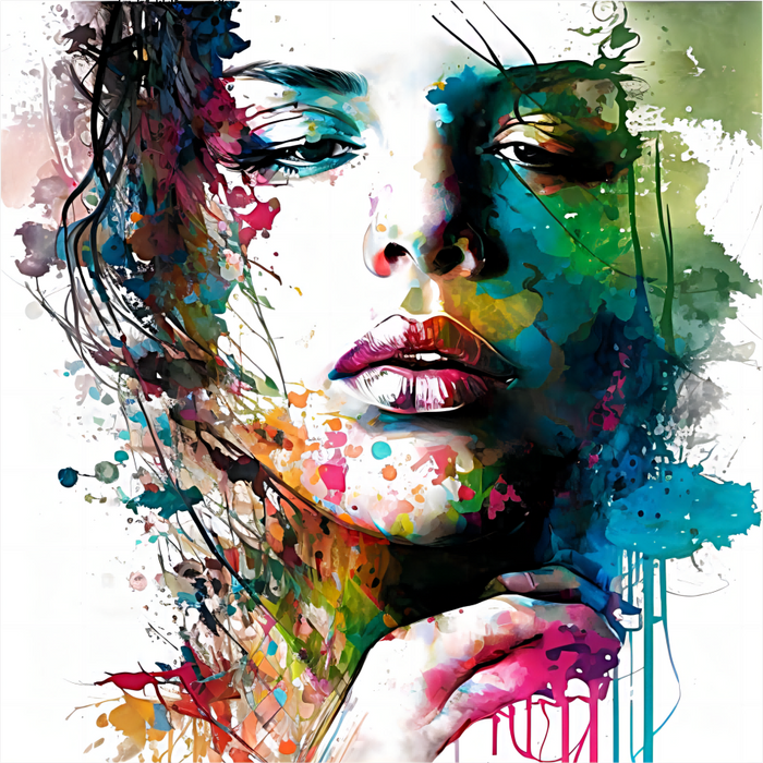 Woman Paint By Numbers Kits UK MJ3043