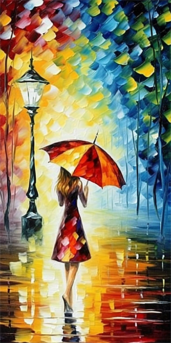 Woman Diy Paint By Numbers Kits UK For Adult Kids MJ3047