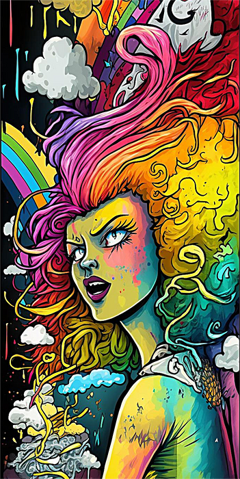 Woman Diy Paint By Numbers Kits UK For Adult Kids MJ3050