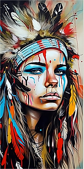 Woman Diy Paint By Numbers Kits UK For Adult Kids MJ3051