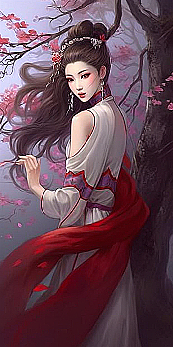 Woman Diy Paint By Numbers Kits UK For Adult Kids MJ3055