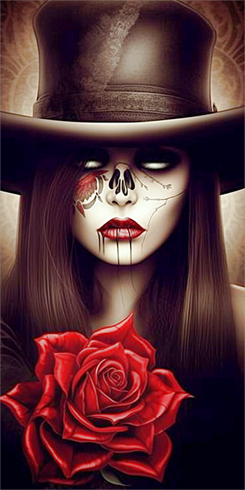 Woman Diy Paint By Numbers Kits UK For Adult Kids MJ3056