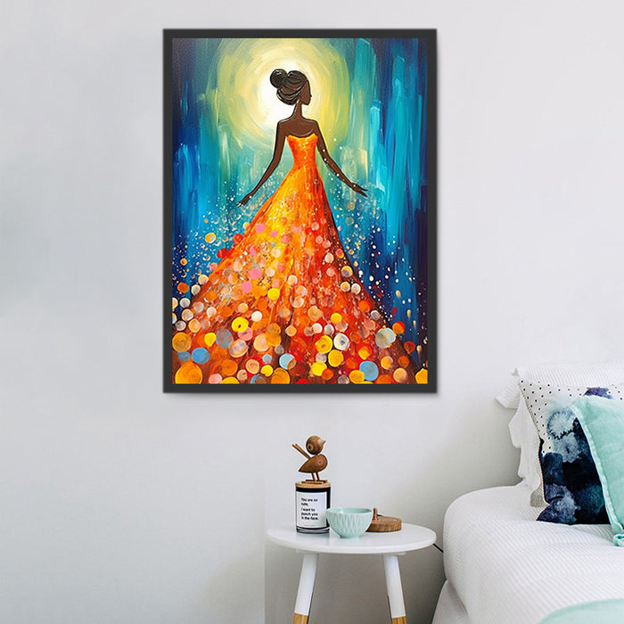 Woman Paint By Numbers Kits UK MJ3058