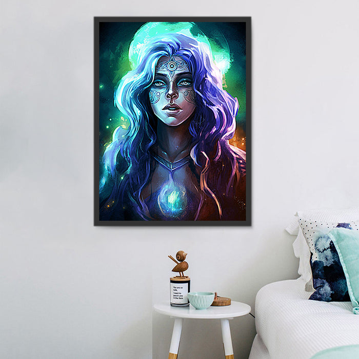 Woman Paint By Numbers Kits UK MJ3059