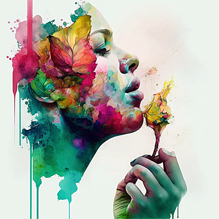 Woman Paint By Numbers Kits UK MJ3065