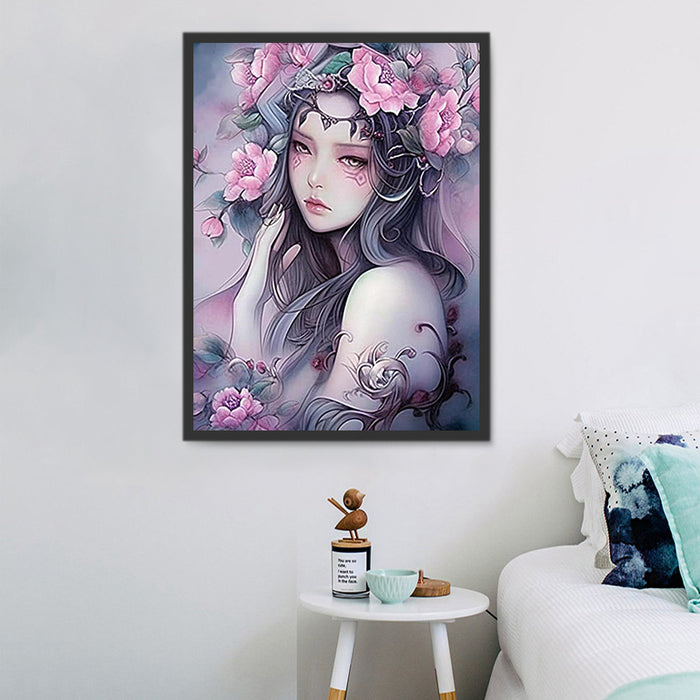 Woman Paint By Numbers Kits UK MJ3069