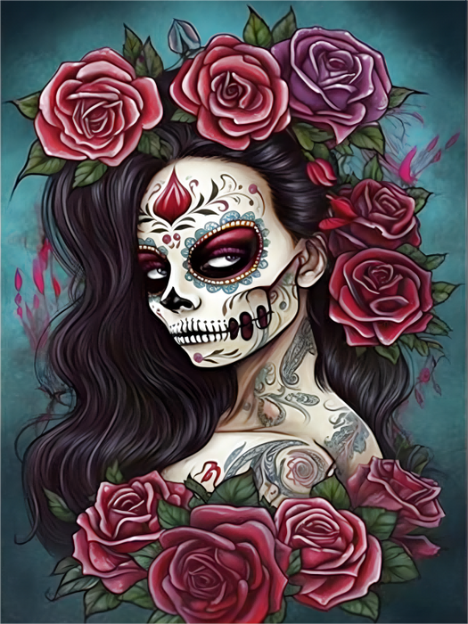 Woman Paint By Numbers Kits UK MJ3070