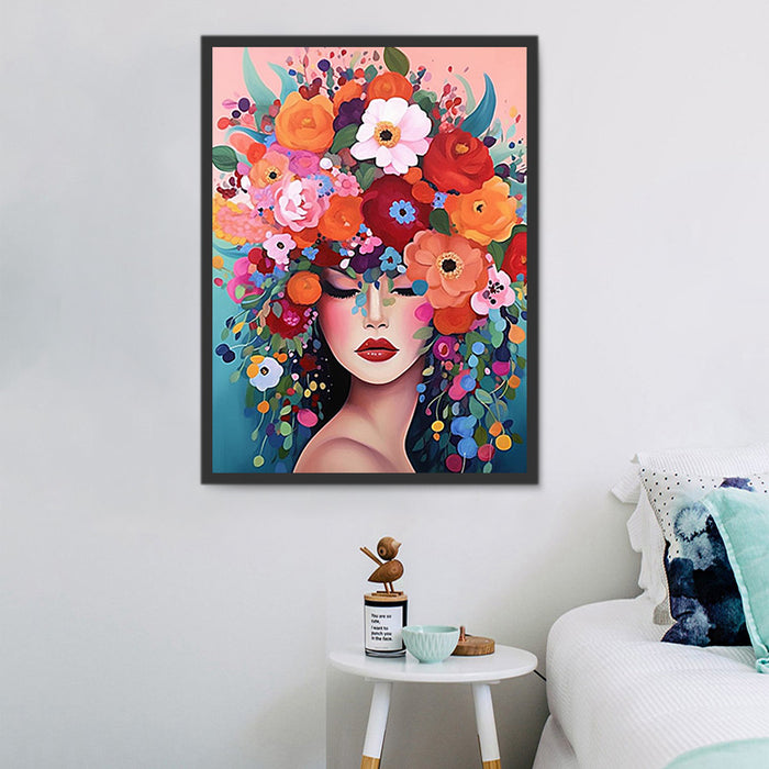 Woman Paint By Numbers Kits UK MJ3078