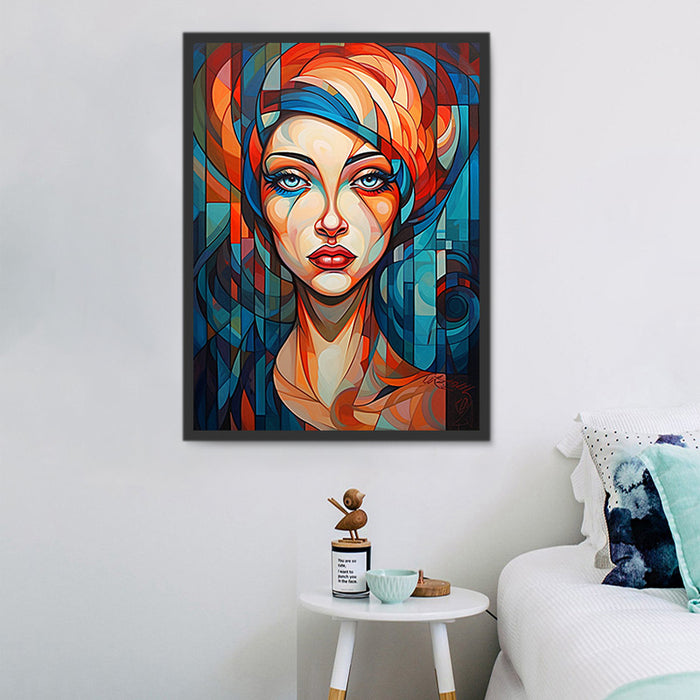 Woman Paint By Numbers Kits UK MJ3089