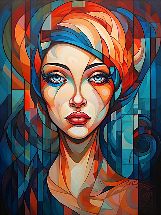 Woman Paint By Numbers Kits UK MJ3089