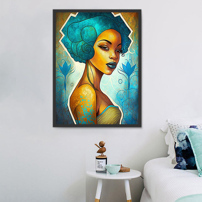 Woman Paint By Numbers Kits UK MJ3091