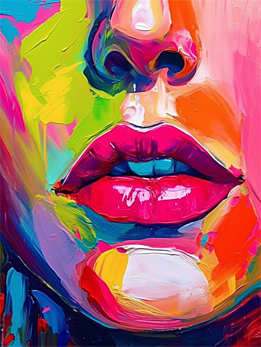 Woman Paint By Numbers Kits UK MJ3094