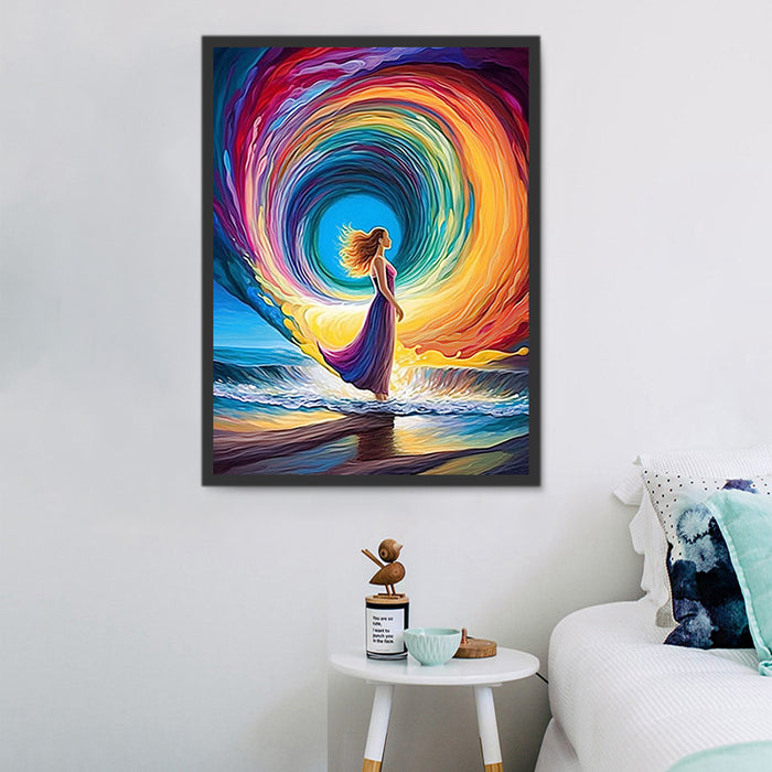 Woman Paint By Numbers Kits UK MJ3101