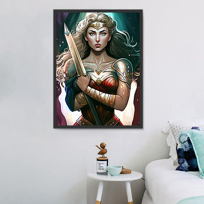 Woman Paint By Numbers Kits UK MJ3110