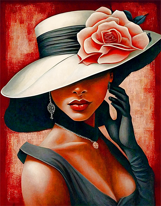 Woman Paint By Numbers Kits UK MJ3119