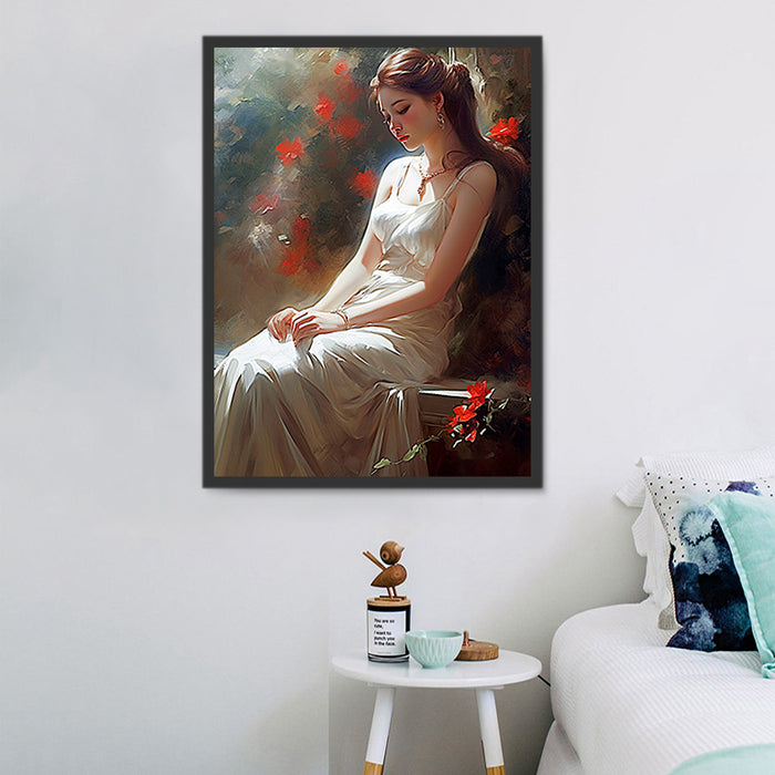 Woman Paint By Numbers Kits UK MJ3122