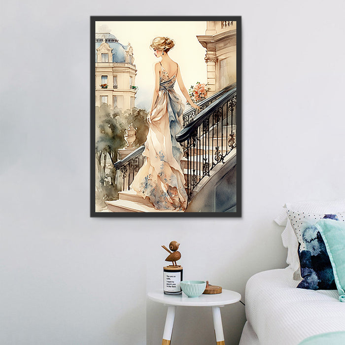 Woman Paint By Numbers Kits UK MJ3124