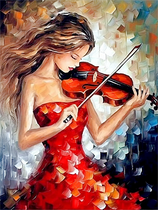 Woman Paint By Numbers Kits UK MJ3128