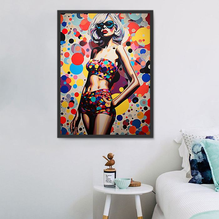 Woman Paint By Numbers Kits UK MJ3133