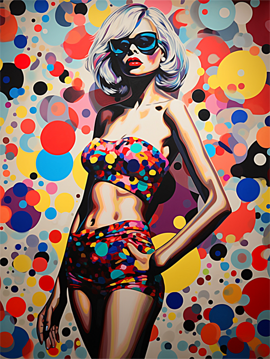 Woman Paint By Numbers Kits UK MJ3133