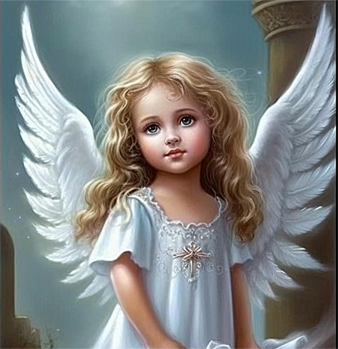 Angel Paint By Numbers Kits UK MJ3235