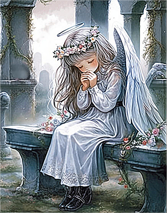 Angel Paint By Numbers Kits UK MJ3247