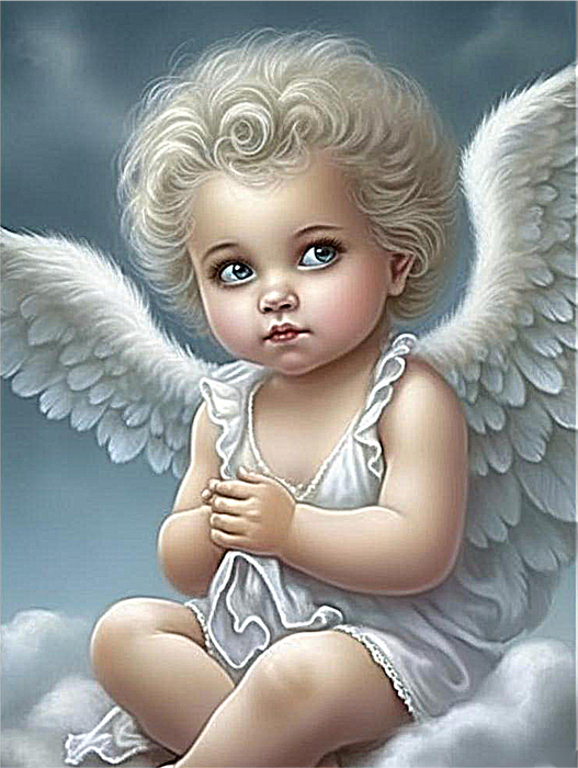 Angel Paint By Numbers Kits UK MJ3250