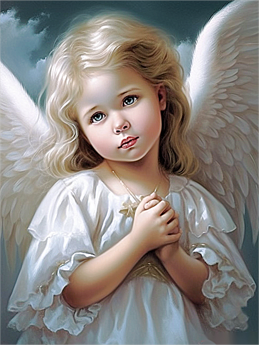 Angel Paint By Numbers Kits UK MJ3252