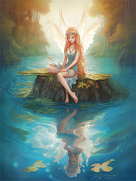 Fairy Paint By Numbers Kits UK MJ3282