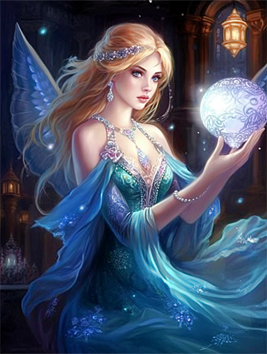 Fairy Paint By Numbers Kits UK MJ3304