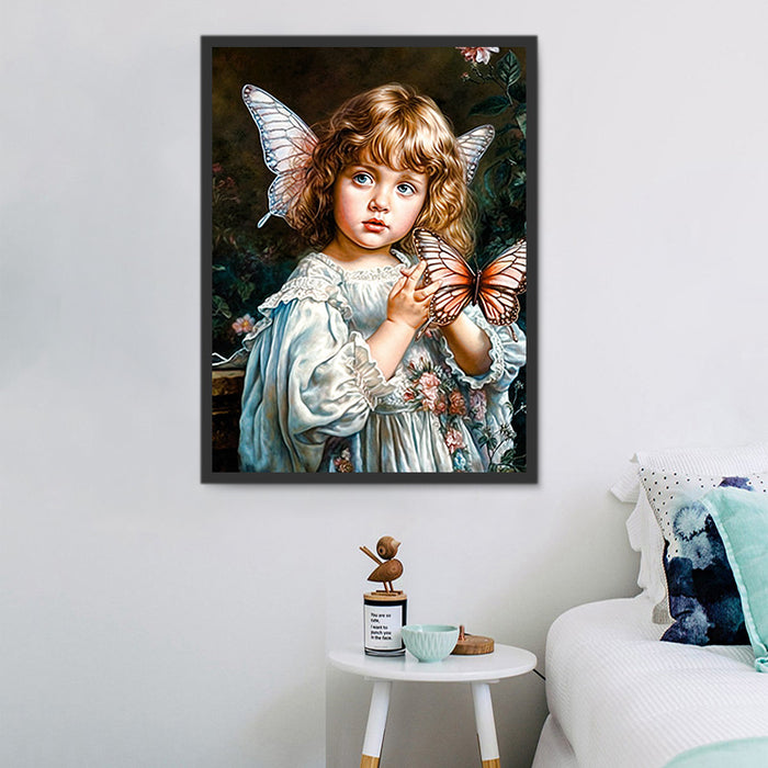 Little girl Paint By Numbers Kits UK MJ3321